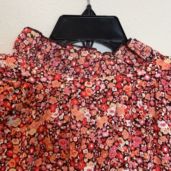 NWT Anthropologie O.P.T. Maxi Floral Ruffle Dress - Picture 11 of 12